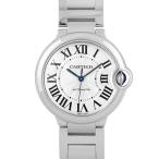 カルティエ CARTIER  バロンブルー MM  W6920046 SS  36mm シルバー文字盤  【ユニセックス】【腕時計】