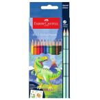  Faber-Castell (Faber-Castell) цветные карандаши Dinosaur 12 -цветный набор металлик цвет 2 цвет ввод 27181008