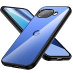 YAOYAOLX For Google Pixel 10Aケースクリア グーグルピクセル10a カバー 黒色TPUフレーム + 透明PCバッ