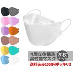 ショッピング韓国 マスク KF94 マスク マスク 立体マスク カラー不織布マスク 韓国マスク 4層マスク10枚入り 2（20枚）
