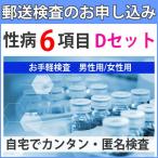 性病検査キット D(男性用 女性用) 淋菌 トリコモナス カンジダ クラミジア 梅毒 HIV(エイズ) さくら検査研究所 令和7年 2025年 オンライン診療対応