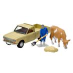 トミカリミテッドヴィンテージ 1/64 LV-195d ダットサン 1300 トラック 薄茶 フィギュア付