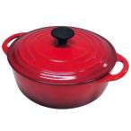 ショッピングル・クルーゼ ル・クルーゼ(LE CREUSET) ココット ビス ロンド IH対応 両手鍋 18cm チェリーレッド