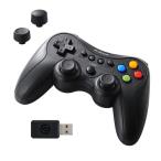  Elecom (ELECOM) JC-GP50SVBK черный FPS игра накладка PC для беспроводной 2.4GHz XInput DirectInput механический выключатель 13 кнопка распорка размещение 