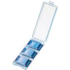  Sanwa Supply FC-MMC23SDCBL прозрачный голубой SD футляр для карточек 6 шт. входит 