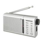  ом электро- машина (OHM) RAD-P503S серебряный AudioComm AM/FM портативный радио 03-0990