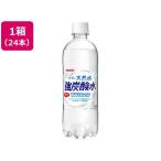 サンガリア 伊賀の天然水 強炭酸水 500ml×24本[代引不可]