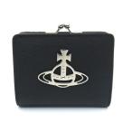 ヴィヴィアンウエストウッド 三つ折り財布 小銭入れ付き 51010055 ANNIE ブラック