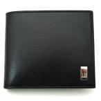 ダンヒル 財布 二つ折り小銭入れ付き サイドカーブラック F2F32AT 001