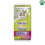 国産　デオトイレ　複数ねこ用　消臭・抗菌シート　16枚　約43×29cm　猫　システムトイレ用　超吸収タイプ　消臭　吸収　ペットシーツ　ユニ・チャーム