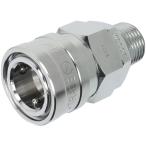 日東工器 ハイカプラ 鋼鉄製 ニトリルゴムNBR SGめねじ取付用ソケット 相手側Rc1/2 耐圧力2.0Mpa 400SM STEEL NBR