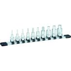 TONE トネ ヘキサゴンソケットセット インチホルダー付 10pcs 差込角9.5mm HHB310