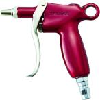 空圧工具 エアダスター ＴＲＵＳＣＯ　カラーエアダスター　レッド　引金式　プラグタイプ　標準ノズル　  (TD-80B-R)