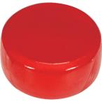 マグネット用品 マグネット素材 ＴＲＵＳＣＯ　フェライトポリアミド磁石　Φ１８　赤　１個入　  (TFP18-1-R)