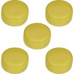 マグネット用品 マグネット素材 ＴＲＵＳＣＯ　フェライトポリアミド磁石　Φ３０　黄　５個入　  (TFP30-5-Y)