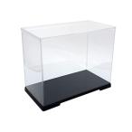 Octagon フィギュアケース 横幅40*奥行21*高さ32 (cm) 透明 プラスチック
