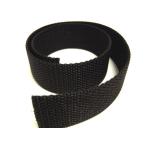 PP ремень col.19 черный 1.6mm толщина 25mm ширина 50cm единица измерения продается куском 