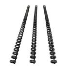 ルーズリング 8mm　3本入り LR-3008　ブラック  単語帳　カレンダー 30穴リング　A4サイズ