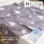 先染め四重ガーゼケット ハーフケットサイズ 約100×135cm 綿100% おなかケット お昼寝ケット D's collection