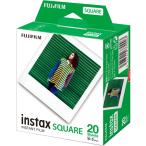 【60枚セット】富士フィルム　チェキスクエアフィルム60枚 インスタントカラーフィルム instax SQUARE 20枚パックx3 INSTAX SQUARE WW2