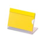 アズワン 名札立　イエロー（適応用紙サイズ100×60mm）色分けして使いやすい 介護用品 配膳用品 食事ケア用品