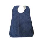 防水食事用エプロン　デニムブルー　撥水と防水で汚れを防ぐ　4571331381152