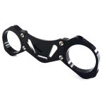 CNC アルミ 削り出し スタビライザー VFR750R、CB750、VTR250、NSR250R フロントフォーク用 アルマイト 加工 黒 1個