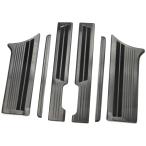 スズキ スペーシア カスタム MK54S MK94S ステップガード スカッフプレート 304ステンレス ブラック