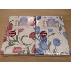 ショッピングガーゼ ガーゼ　ダウンケット　掛けふとんカバー（毛布カバー兼用・花柄）　シングル 150×210cm