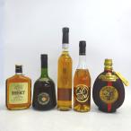  бренди за границей / местного производства бренди .. сравнение 5 шт. комплект 350/500/700ml нераспечатанный б/у 