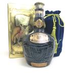  виски Royal sa route Salute 21 год синий керамика Royal Salute 700ml мешочек есть нераспечатанный б/у 