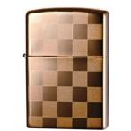 ZIPPO ジッポー ライター チェック ジオメトリックブラウン 25CK-BW