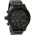 ショッピングnixon ニクソン NIXON 腕時計 51-30 CHRONO: MATTE BLACK/SURPLUS A083-1042-00 メンズ / 男性向け。直径51センチの大型腕時計。並行輸入品。