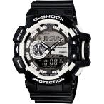 ショッピングg-shock ブラック カシオ CASIO メンズ  腕時計 G-SHOCK GA-400-1AJF ホワイト/ブラック