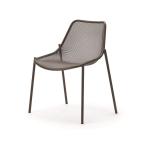 イタリア製 emu(エミュー)/ROUND SIDE CHAIR【商品名:ラウンド サイドチェア】アスプルンド社|ガーデン家具