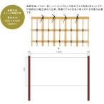  золотой . храм . единица забор основной комплект H900×W1800mm( стойка внутри .) подлинный бамбук 30Φ, сломан бамбук 50 использование, aluminium фигурная скобка 60x60( bronze ),L1400mm x 2 шт, колпак 2 шт имеется * сборка settled 