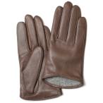 手袋 レディース 本革 カシミヤ裏地 スマホ対応 ショート丈 防寒 革手袋 日本製 ブランド グレー グレイ 灰色 KURODA(クロダ)