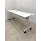 a-ruefya мака was tuck стол с роликами откидной тип ширина 1800× глубина 450× высота 700mm конференц-стол длина стол длина стол ( б/у товар )