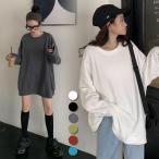 スウェット レディース スウェットトップス ゆったり ジャージ 無地 スウェットジャージ 長袖Tシャツ オーバーサイズ パーカー 体型カバー