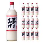 ショッピングアルコール 甘酒 あまざけ 若竹屋酒造場 あまざけ 720ml 12本 瓶 米麹 ノンアルコール 飲む点滴 健康飲料 送料無料