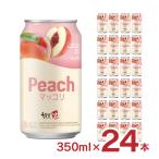 макколли ksn Dan Корея ... рис макколли персик жестяная банка 350ml 24шт.@BSJ бесплатная доставка 
