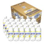 炭酸水 サンガリア 伊賀の天然水 強炭酸水 レモン 500ml 24本 1ケース 送料無料