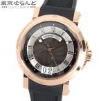 ブレゲ Breguet マリーン2 5817BR/Z2/5V8 ブラックxピンクゴールド K18PG ラバー 腕時計 メンズ 自動巻 仕上済 101644152