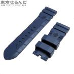 パネライ PANERAI 純正 ラバーベルト 替えベルト ネイビー ラバー ラグ幅24mm 尾錠幅22mm 青 紺 腕時計ベルト メンズ 101671714