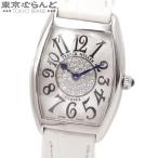 フランクミュラー FRANCK MULLER トノーカーベックス パスティーユ 1752QZ1P ホワイト SS ダイヤモンド レザー 保付き 腕時計 レディース QZ 仕上済 101677375