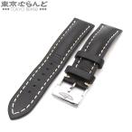 ショッピング円高還元 ブライトリング BREITLING 純正 レザーベルト 435X ブラック レザー SS 22mm 尾錠付き 22-20 80 120 腕時計ベルト メンズ 101683745