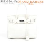 ショッピングバーキン エルメス HERMES バーキン 30 □K刻印 ホワイト トリヨンクレマンス ハンドバッグ レディース 補色あり 101696311