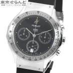 ウブロ HUBLOT MDM クロノグラフ 1620.1 ブラック SS ラバー 腕時計 メンズ クォーツ式 電池式 電池交換済 仕上済 101700268