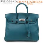 ショッピングバーキン エルメス HERMES バーキン 25 Z刻印 緑 ヴェールボスフォール シルバー金具 スイフト ハンドバッグ レディース 2021年 ▲ 101700349