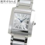 3年保証 カルティエ CARTIER タンクフランセーズ SM WSTA0065 シルバー SS 箱・保証書付き 腕時計 レディース クォーツ式 電池式 未使用 101704100